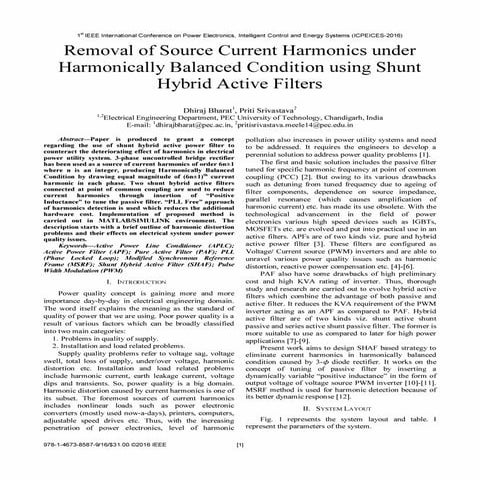 1 removal of source current harmonics under harmonically balanced condition u...