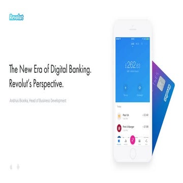 Andrius Biceika (Revolut): The New Era of Digital Banking