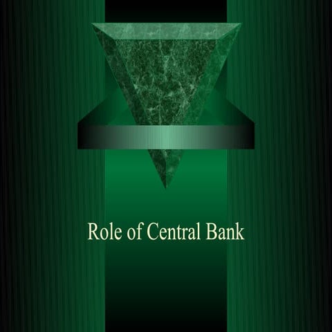1. role of central bank (1)