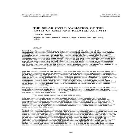 THE SOLAR CYCLE VARIATION OF THE RATES OF CMEs AND RELATED ACTIVITY