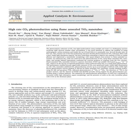 Enhanced charge separation in g-C3N4–BiOI heterostructures for visible ...