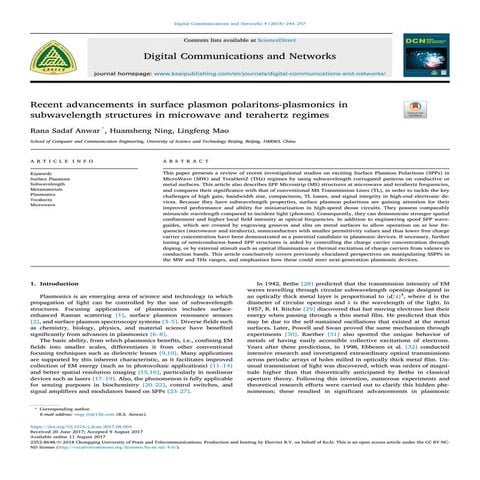 Theory of surface plasmon polaritons | PDF