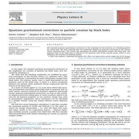 Quantum gravitational corrections to particle creation by black holes