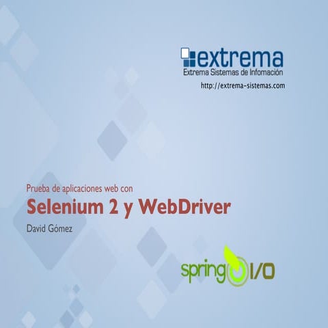 Prueba De Aplicaciones Web con Selenium 2 y WebDriver