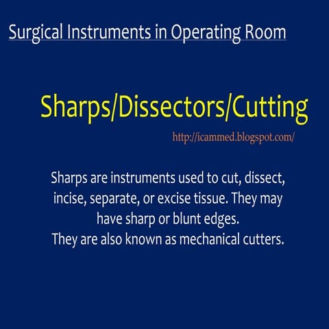 Surgical Instruments In OR