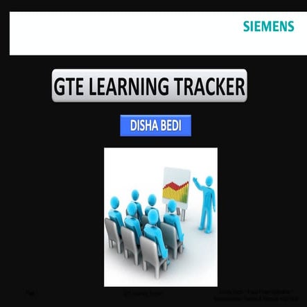 GTE Learning Tracker - Siemens Ltd