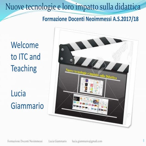 Nnuove tecnologie e loro impatto sulla didattica-neoassunti2017-18