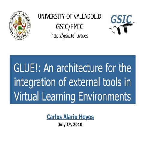 1. (slide share)glue-integrationofexternaltools