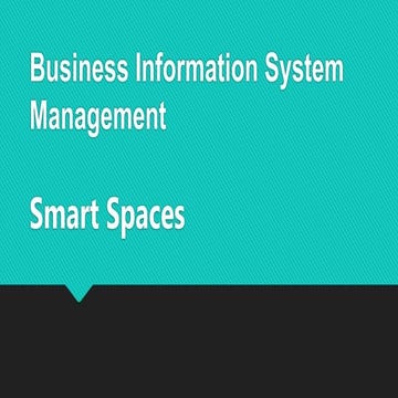 IOT related Smart-Spaces sustainable Engg