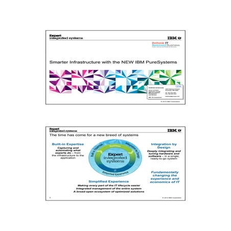 Smarter infrastructure with the new IBM Pure Flex System