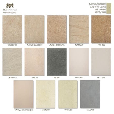 Stone Manager - Sandstones and Limestones
