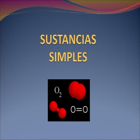 1. sustancias simples | PPT