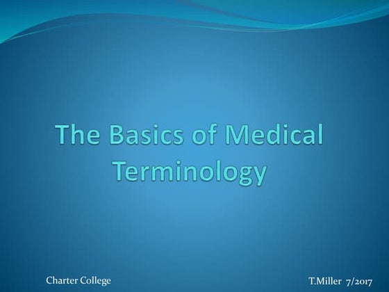 Medical Terminology | PPT