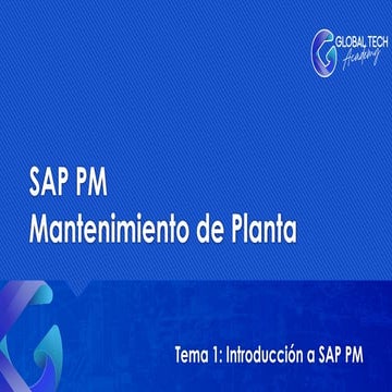 modulo-sap-pm.pdf manual de mantenimiento de planta en SAP | PDF