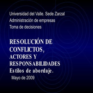 21.Tipos De Conflictos