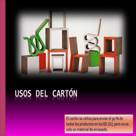 1. usos del carton