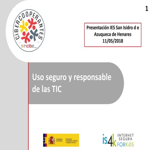 Uso seguro y responsable de las TIC - IES San Isidro