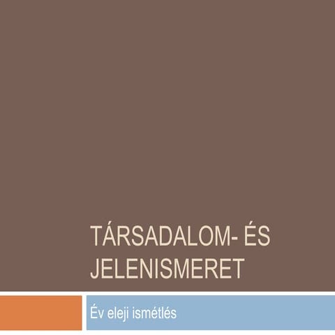 1. év eleji ismétlés | PPTX