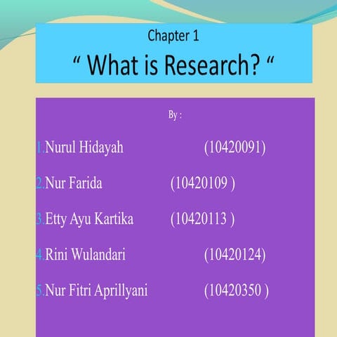 what is research