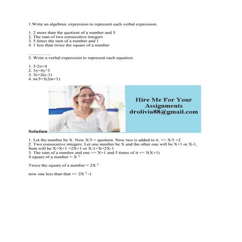 1-Write an algebraic expression to represent each verbal expression-.docx