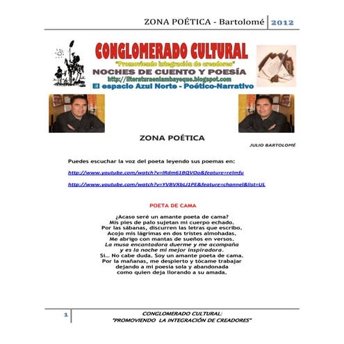 Selección de poemas Zona Poética 