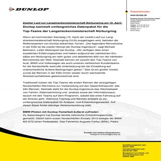 10-04-09 Dunlop VLN Vorschau Rennen...