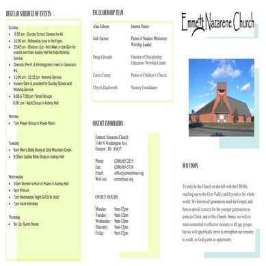 Bulletin for Oct 6, 2013