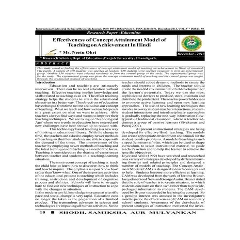 INTERNATIONAL INDEXED REFEREED RESEARCH PAPER