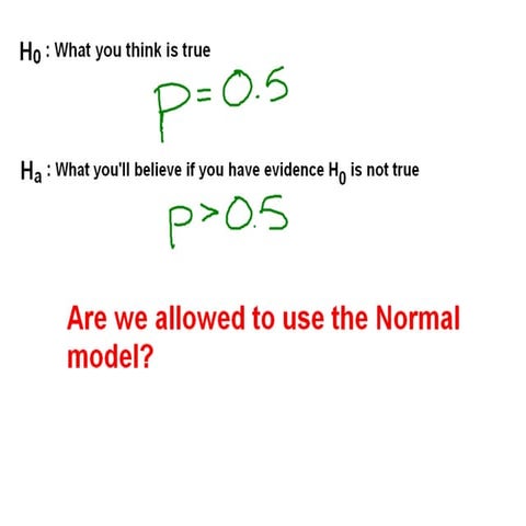 10 11 One Proportion Z-tests Detailed