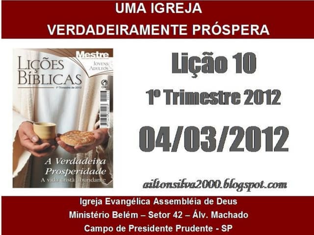 10 - Uma igreja verdadeiramente pró...