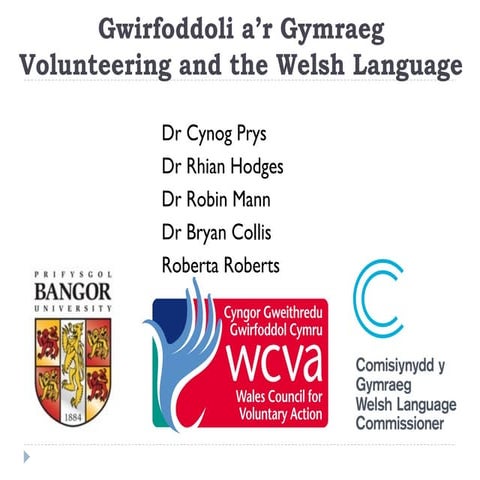 How to attract more Welsh speaking volunteers / Sut mae denu rhagor o siaradw...
