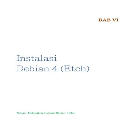 installasi debian 5