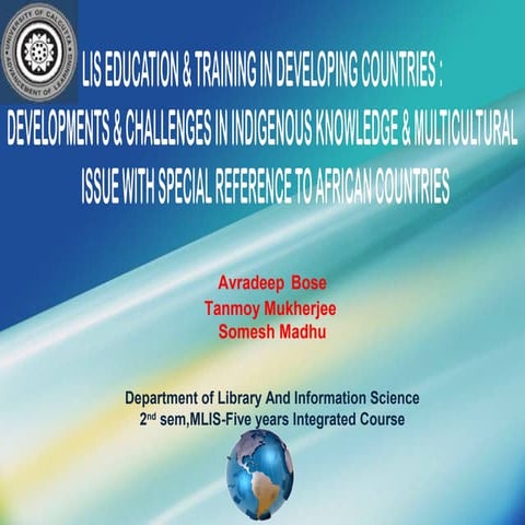 Lis Program Evaluation In South Africa | PPTX
