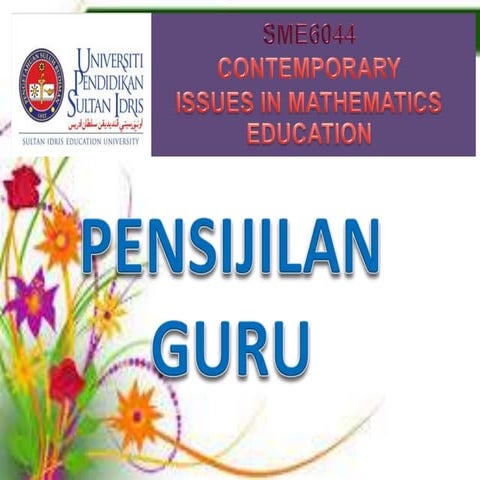 10.	Teacher Certification