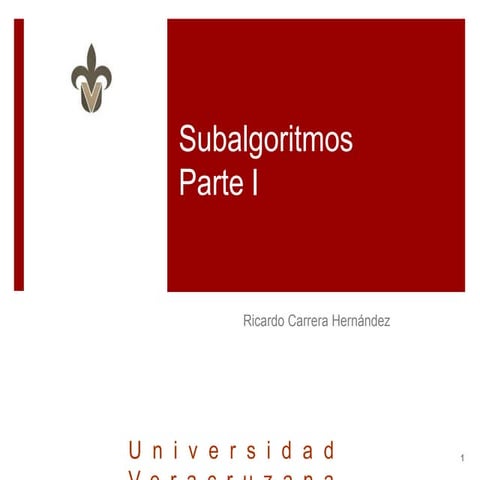 10. subalgoritmos parte i