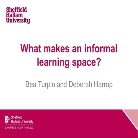 What makes an informal learning space? | PPTX