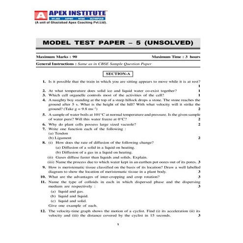 Summative Assessment Paper-8