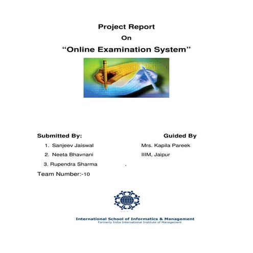10.project  online exam system