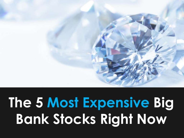 The 5 Most Expensive Big Bank stocks
