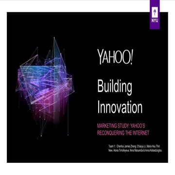 Yahoo digital strategy | PPTX