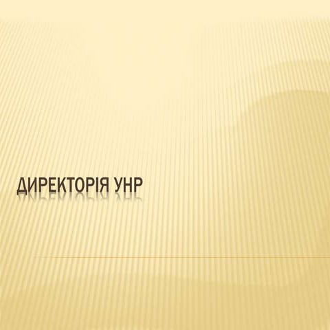 історія 10 клас  директорія унр