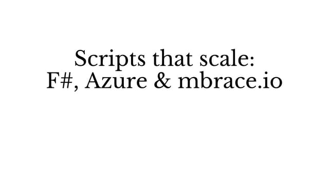 Mathias Brandewinder, Software Engineer & Data Scientist, Clear Lines Consult...