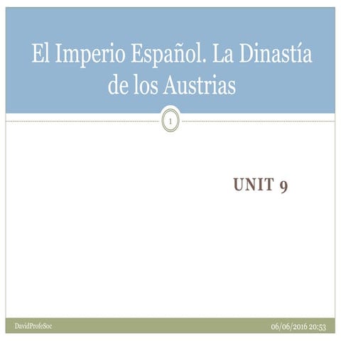 El imperio de los Austrias. Colección de imágenes