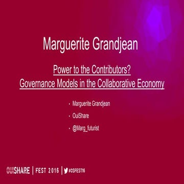 Marguerite Grandjean- Power to the Contributors? Governance Models in the Collaborative Economy
