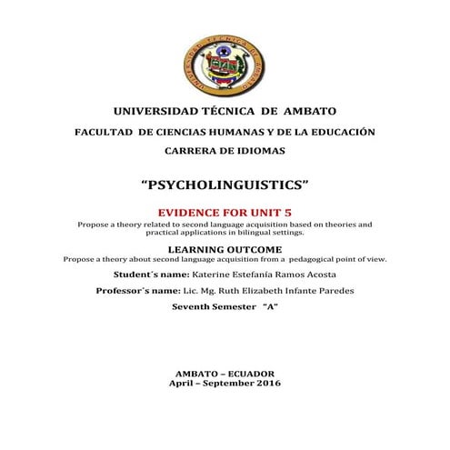 10.- EVIDENCE FOR UNIT 5