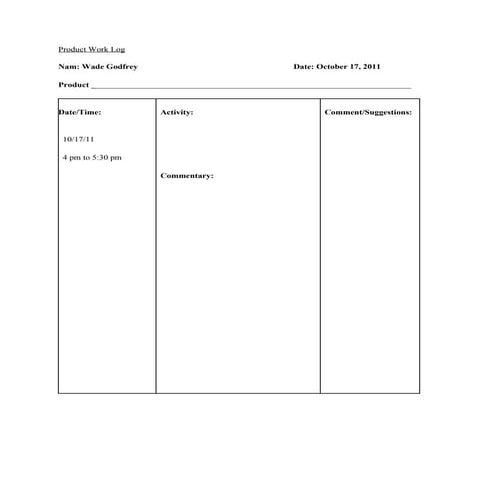 10-4-11 product worklog | DOC