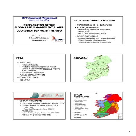10. Preperation of the Flood Risk Management Plans - Mark Adamson