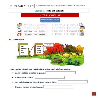  hitz elkartuak - ariketak