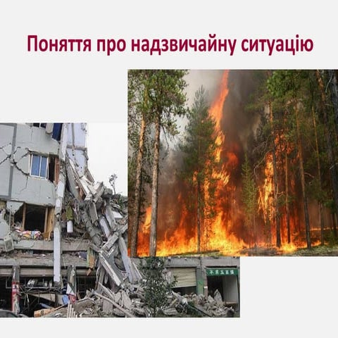Урок 10.2 Поняття про надзвичайну ситуацію