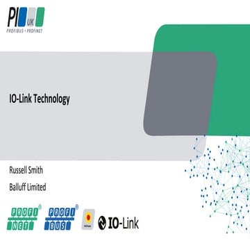 10. IO-Link technology - russell smith